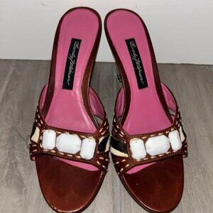 Beverly Feldman wedged heels